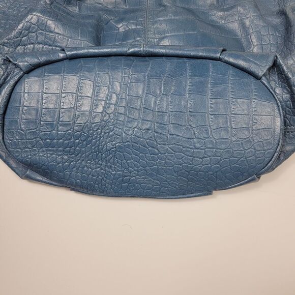 NWT Jacky & Celine Italian Leather Purse. Blue - Picture 11 of 14